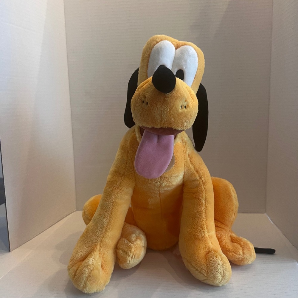 Disney Pluto Plush Dog Stuffed Animal Toy Vintage Collectible